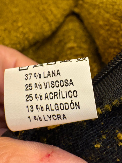 MAROLA. Falda mostaza textura con lanaT. S/M