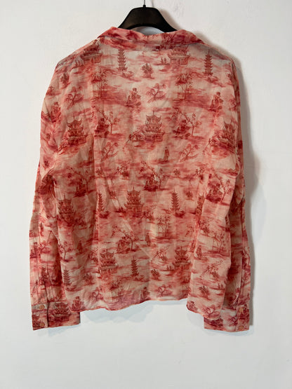 ZARA. Tm temples print blouse