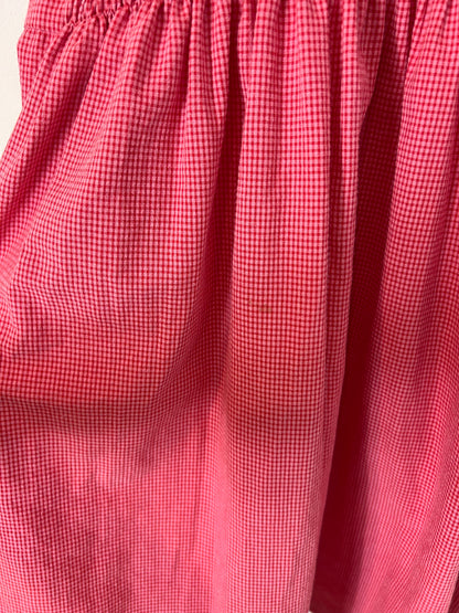 BANOFFEE. Vestido corto cuadros T.s