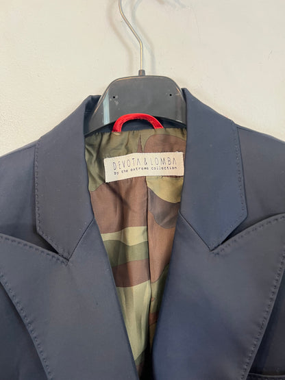 DEVOTA&amp;LOMBA by THE EXTREME COLLECTION. Blue buttoned blazer, size 40.