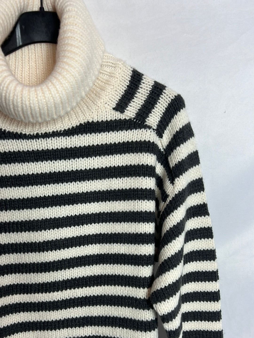 cuello vuelto rayas zara