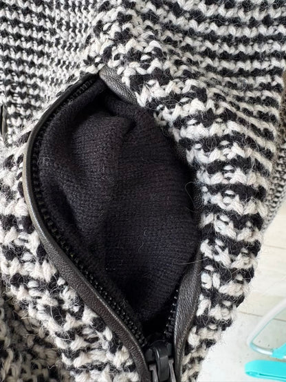 ZADIG & VOLTAIRE. Chaqueta punto mezcla cuello alto
