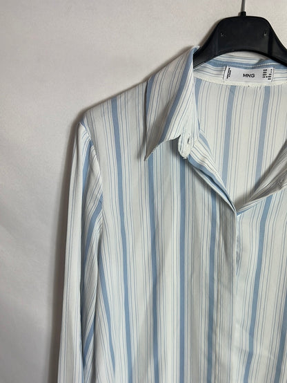 MANGO. Blusa fluida rayas. T S