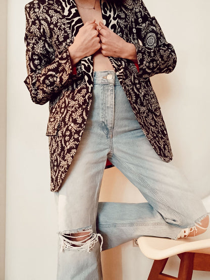 PINKO. blazer estampada T.36