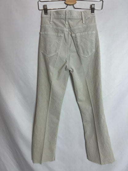 MOTHER. Cropped micro corduroy pants. Size 24 (32)