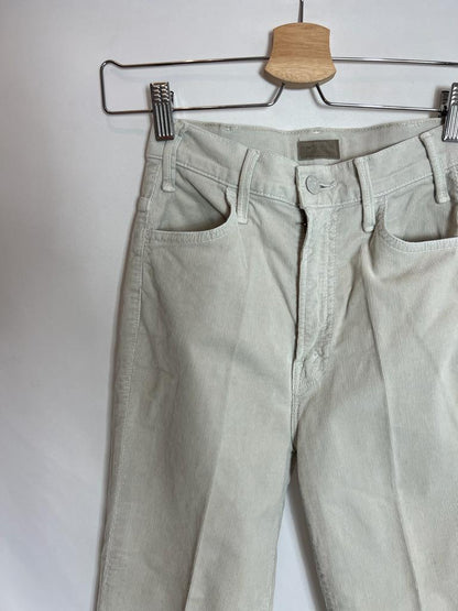 MOTHER. Cropped micro corduroy pants. Size 24 (32)