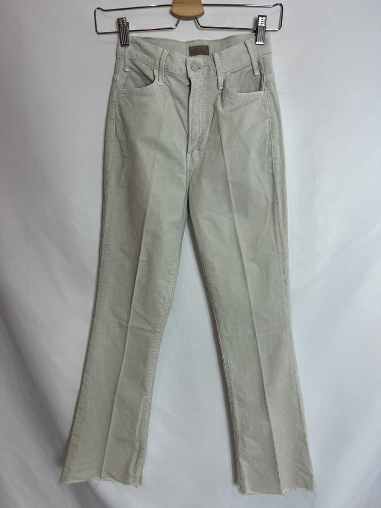 MOTHER. Cropped micro corduroy pants. Size 24 (32)