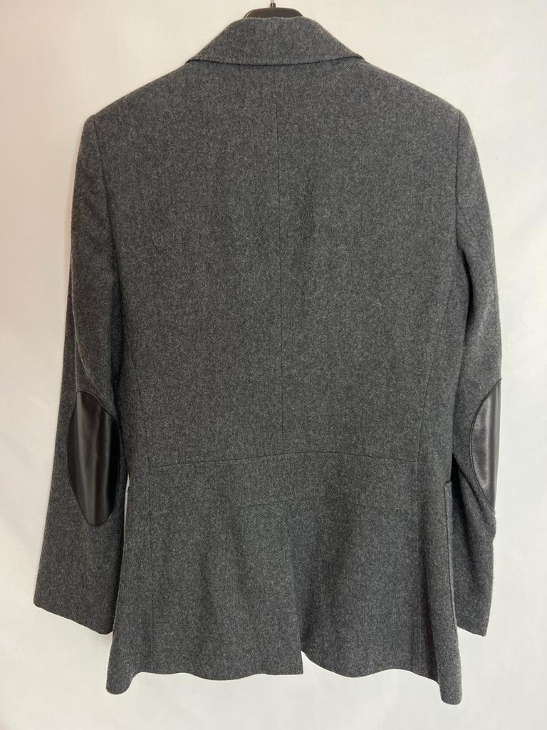 VANESSA BRUNO. Heather gray blazer. Size 36