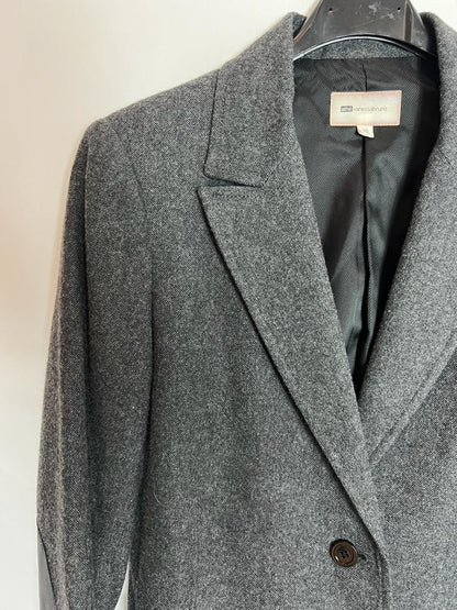 VANESSA BRUNO. Heather gray blazer. Size 36
