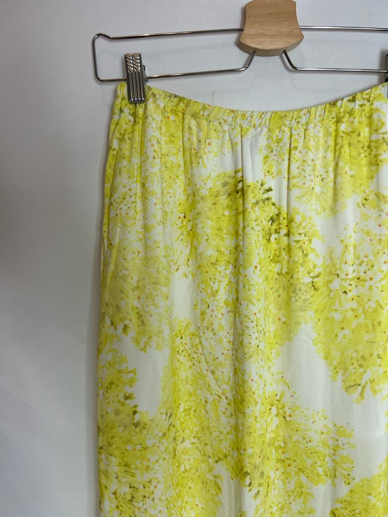 COMPTOIR DES COTONNIERS. Flowing midi skirt with prints. T.S.