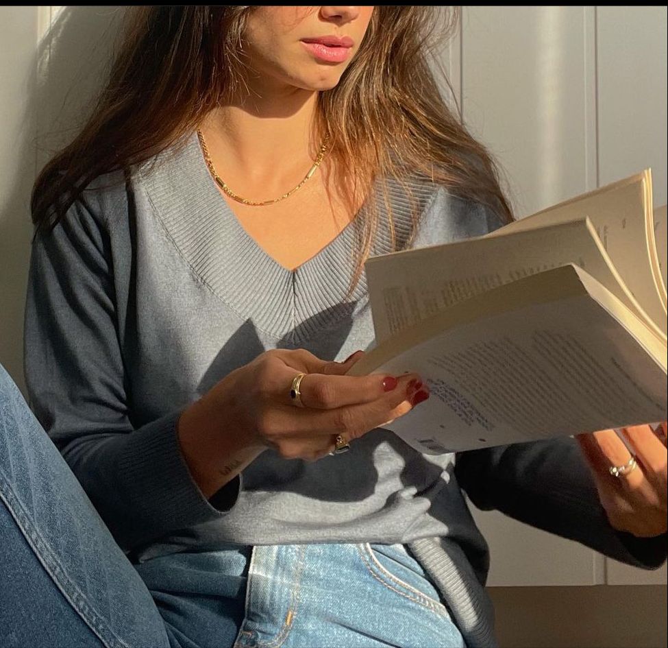 Jersey azul cashmere Tu(s)