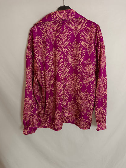 MUSE. Burgundy leaf blouse Tu(m)