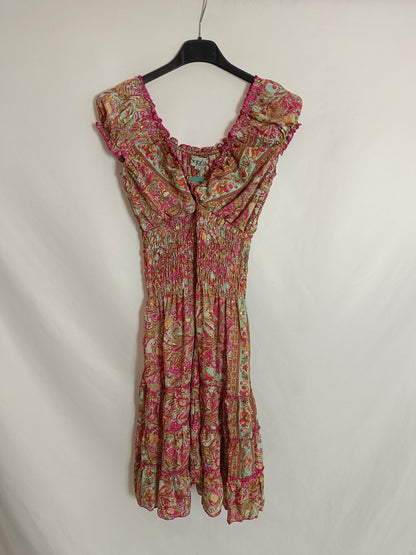 SACHA CLOSET. Printed short dress TU(s)