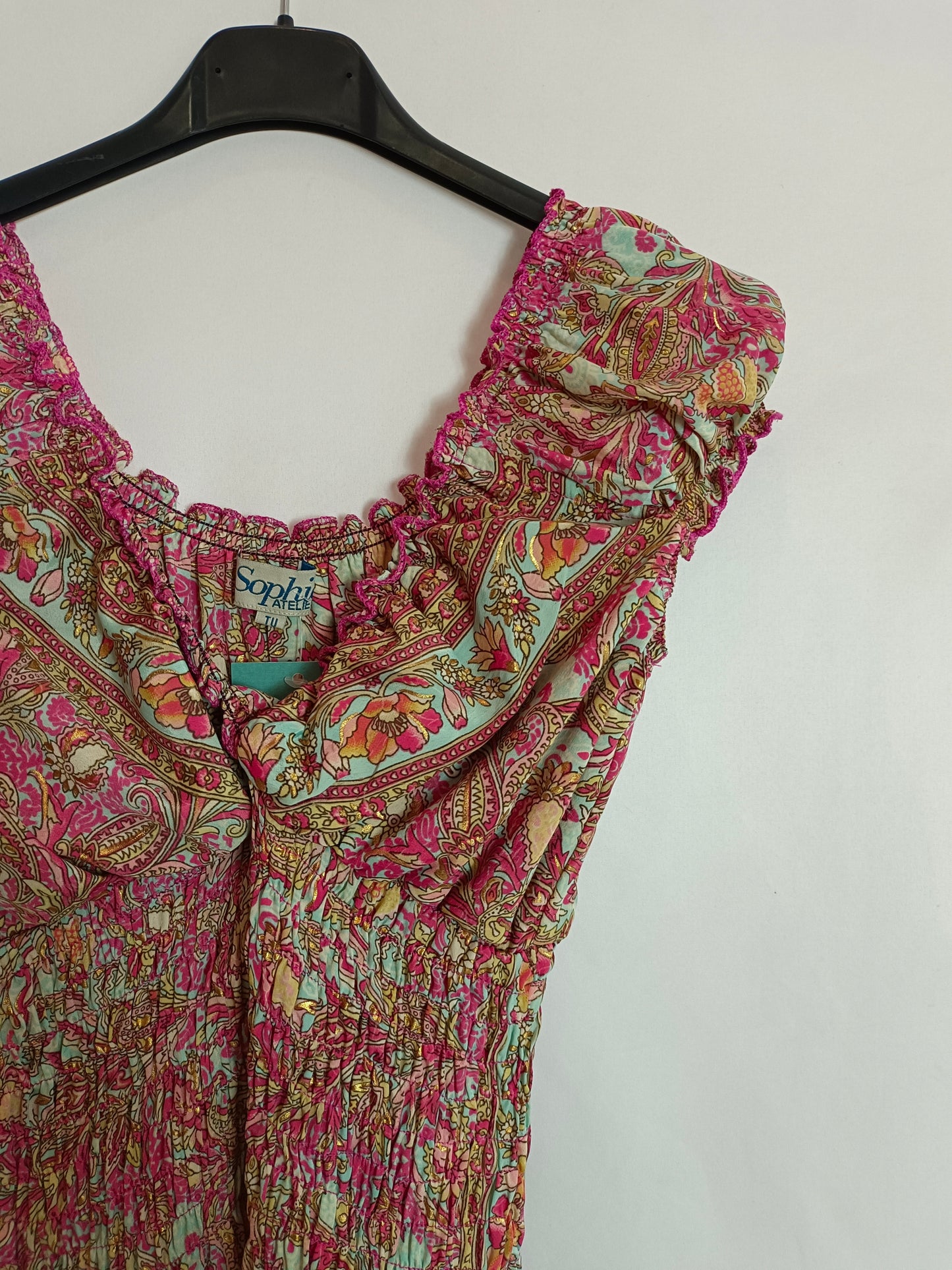 SACHA CLOSET. Printed short dress TU(s)