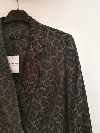 SYSTEMACTION. Blazer animal print T.38