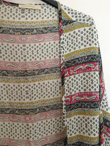 RENATTA&GO. Kimono fluido estampado T.s/m
