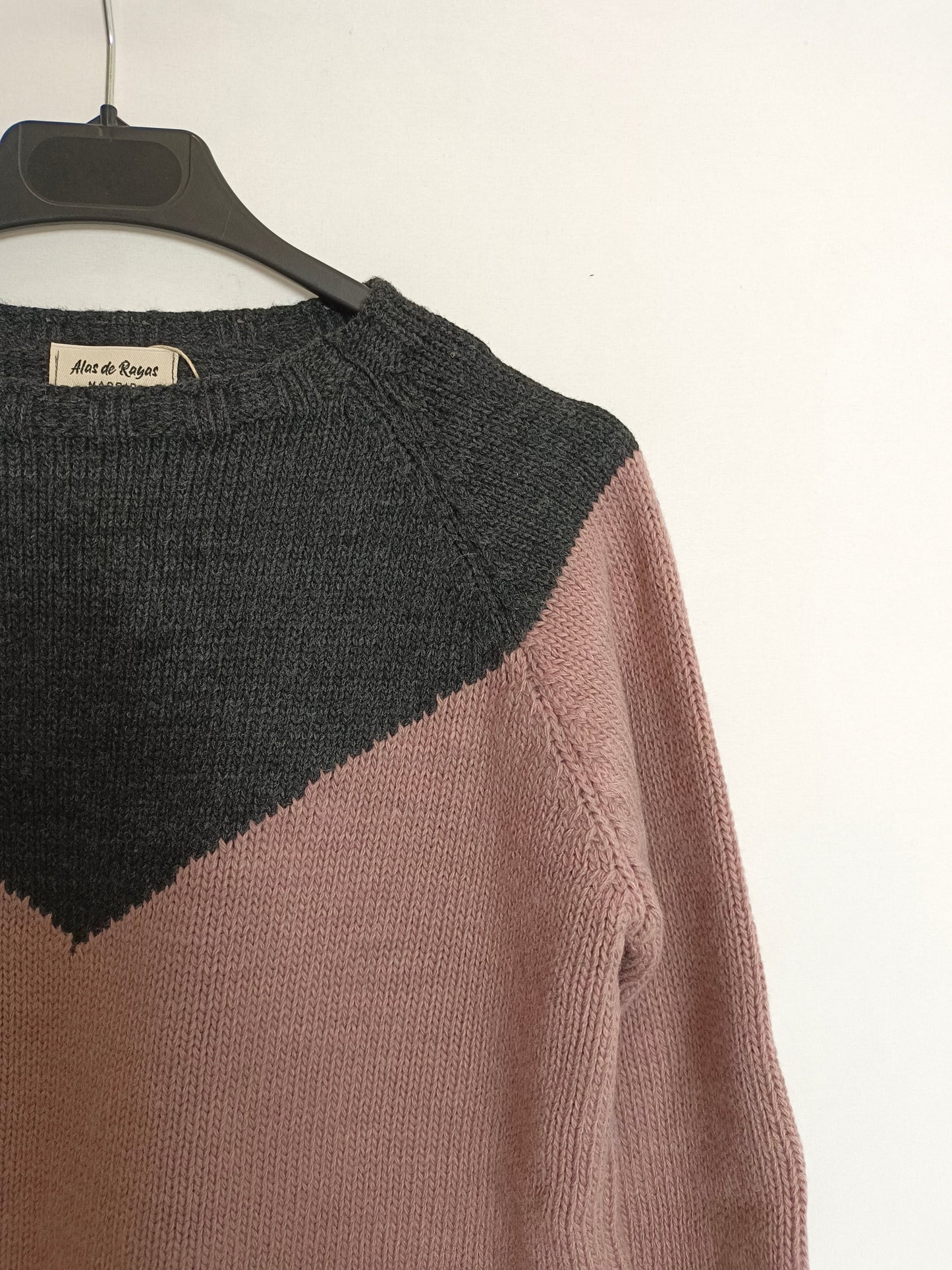 ALAS DE RAYAS. Jersey bicolor T.m