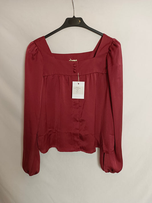 TRIANA BY C. Blusa teja satinada T.s