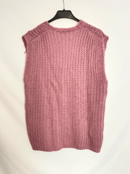 PINPON  LILI. Chaleco punto rosa TU(m)
