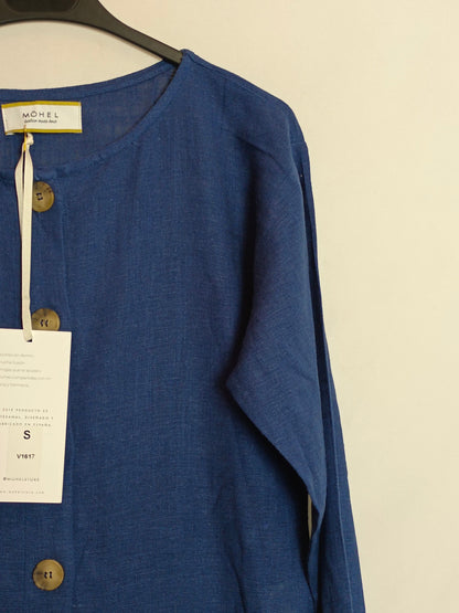 MOHËL. Mono azul abotonado  T.s