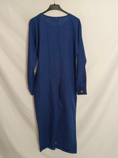 MOHËL. Mono azul abotonado  T.s