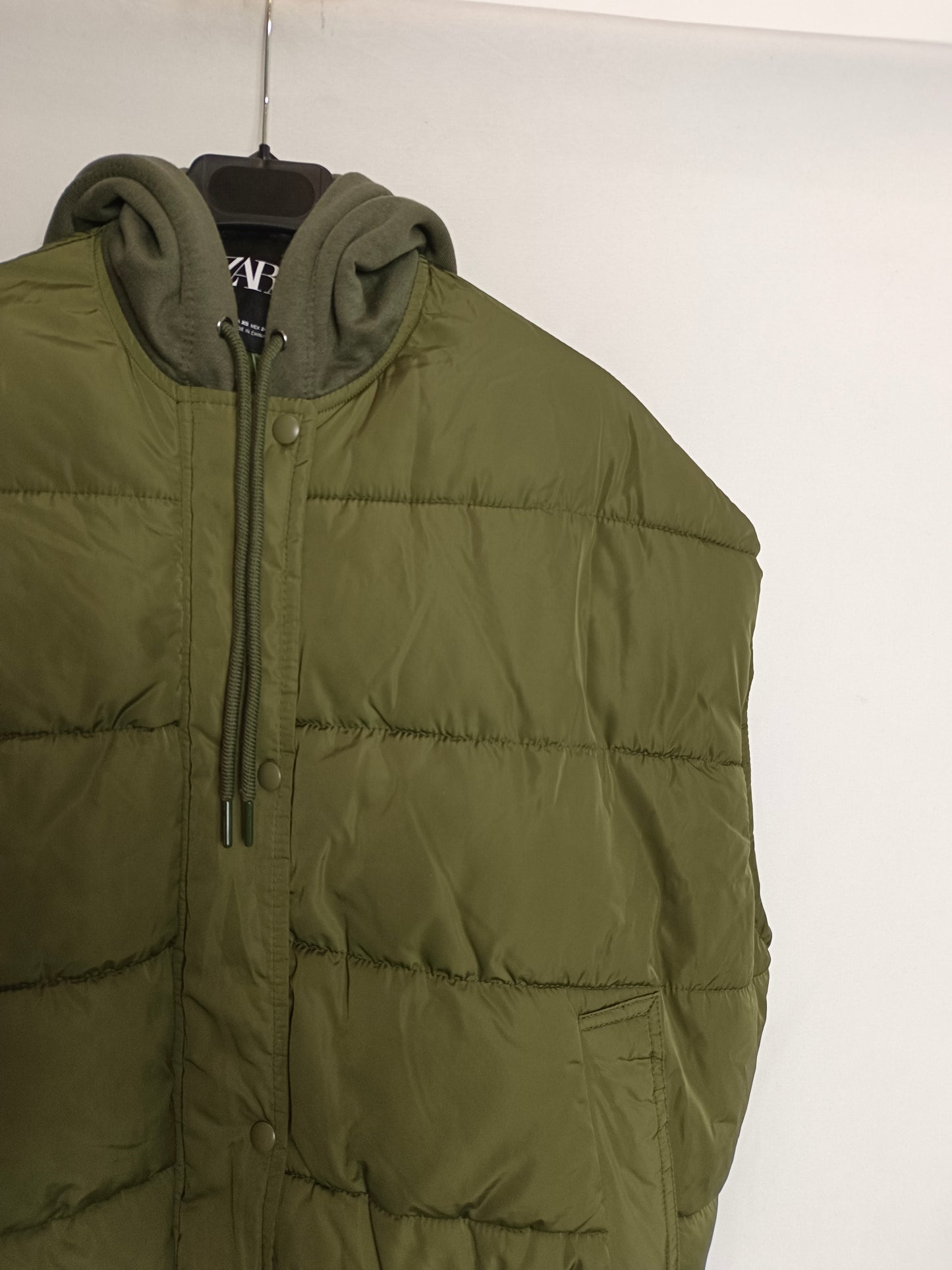 ZARA.Plumas sin mangas estilo oversized T.XS