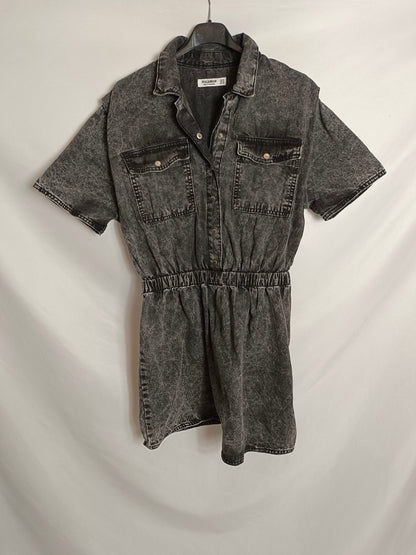 PULL&BEAR.  Vestido denim desgastado T.m