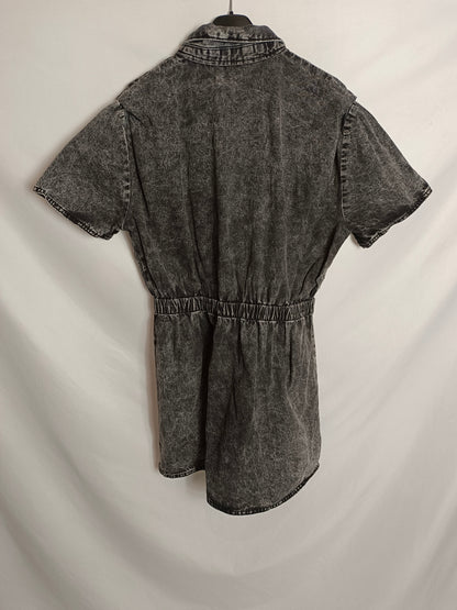 PULL&BEAR.  Vestido denim desgastado T.m