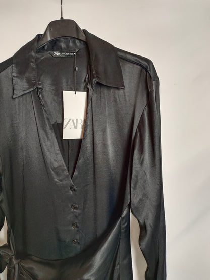ZARA. Black shirt dress Tm – Hibuy market ZARA. Black shirt dress Tm – Hibuy market