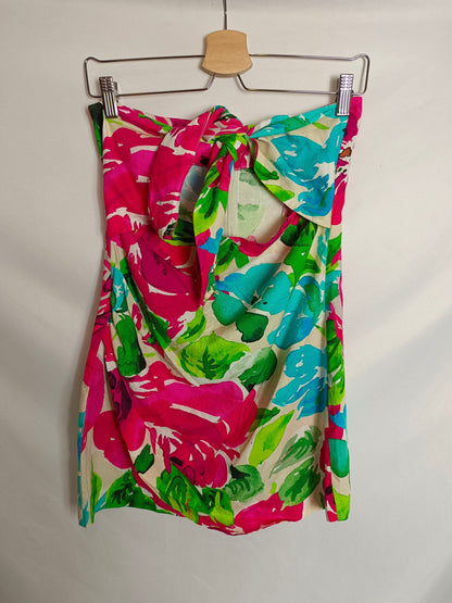 ZARA. Short floral dress Tm