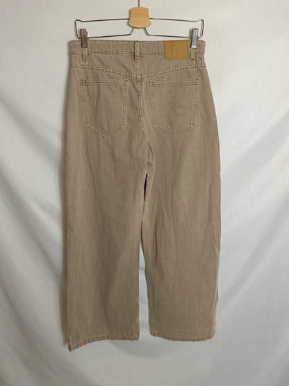COTTON:ON. Beige wide-legged trousers size 38