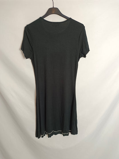 SUPERDOWN. Vestido corto negro T.S