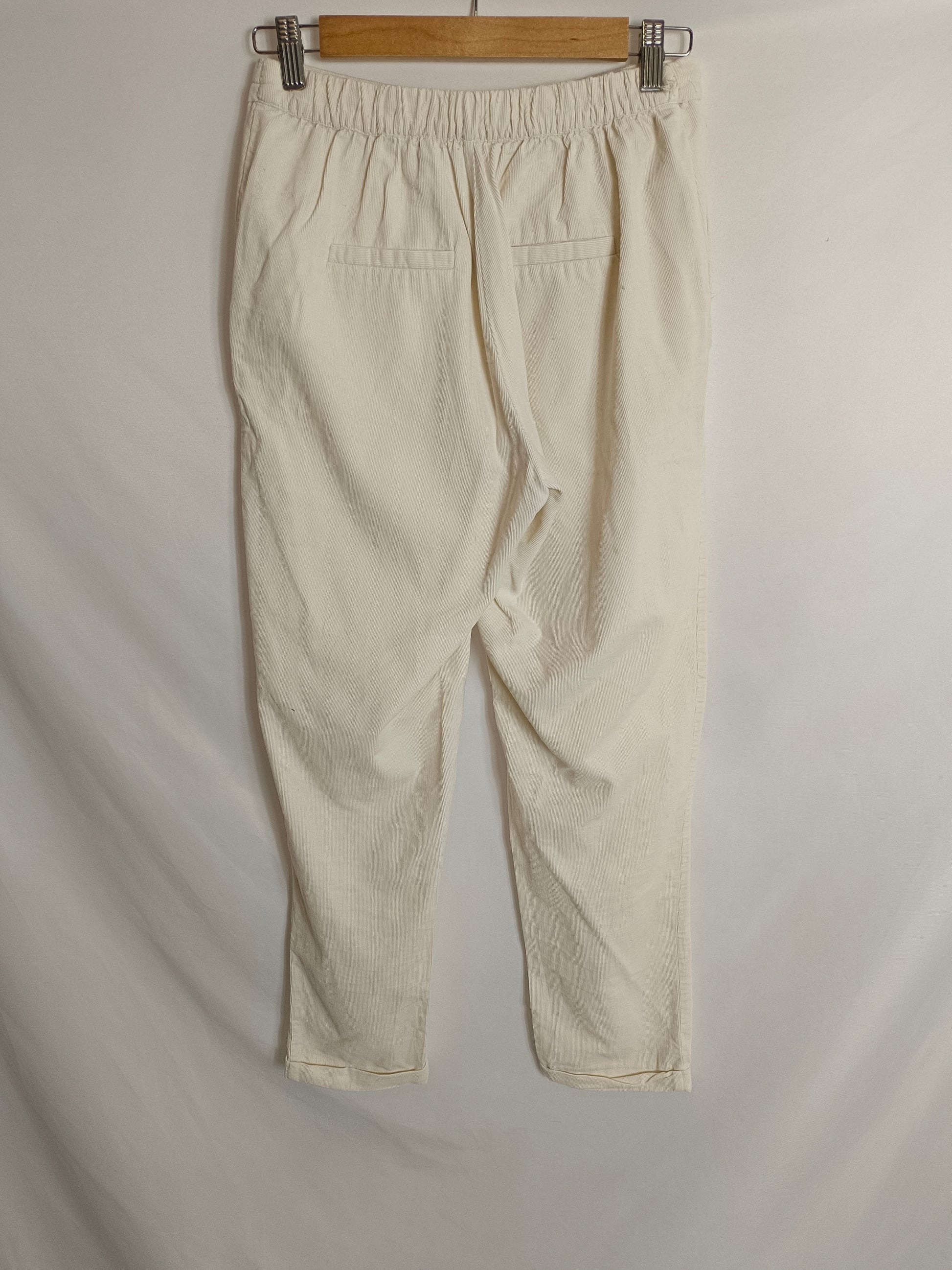 Pantalones Blancos Pantalon Pana Mango Pantalón Pana Balloon Tiro