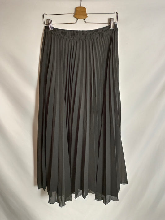 MOTEL. Falda midi plisada T.m