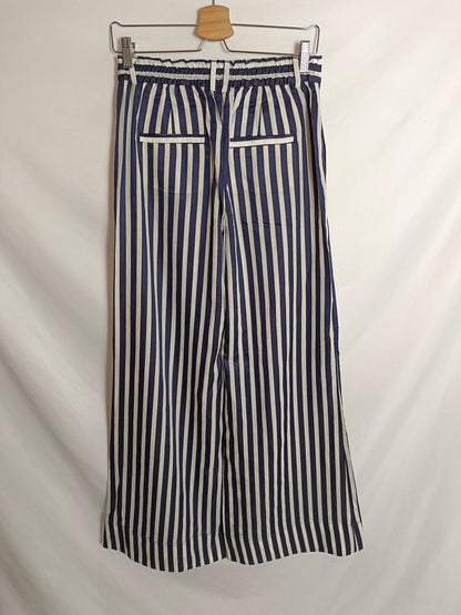 ZARA. Pantalón rayas Palazzo T.m