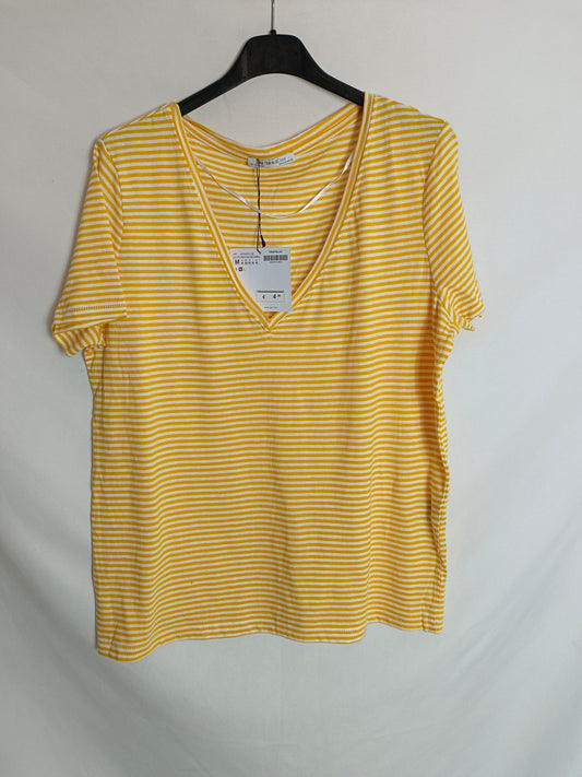 ZARA. Camiseta rayas T.m