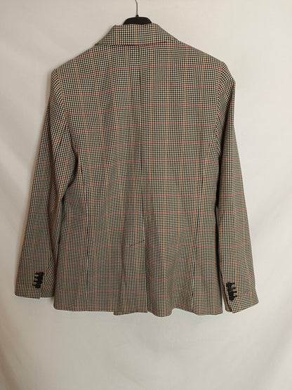 MANGO. Blazer pata de gallo T38