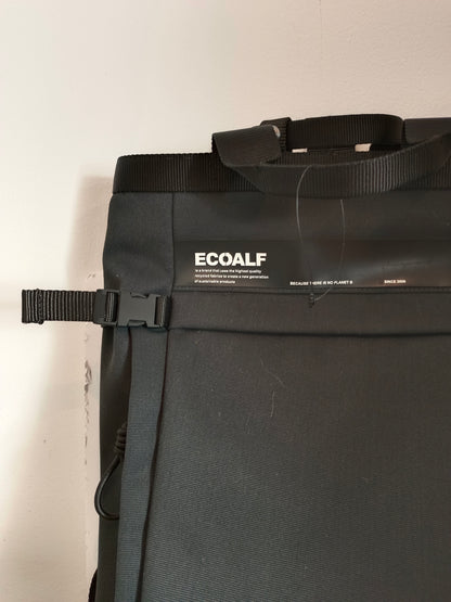 ECOALF. Two-tone green and black backpack