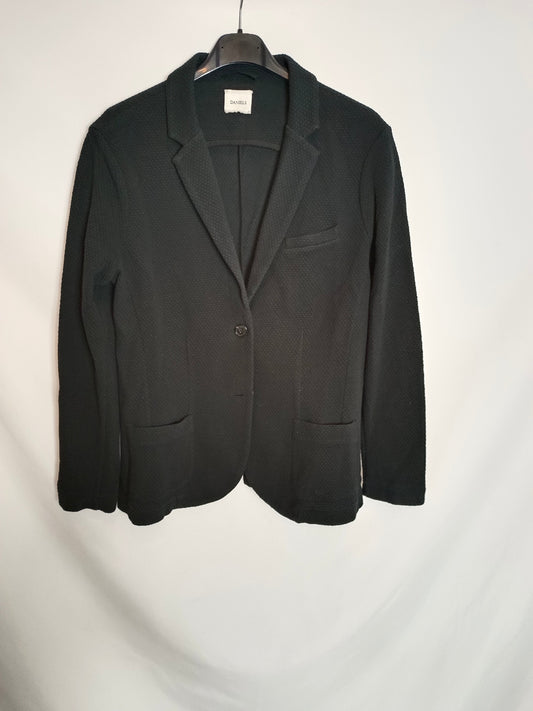 DANIELS. Black textured blazer TU(S)