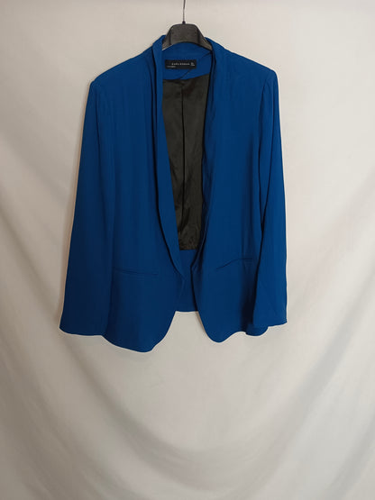 ZARA. Flowing blue blazer Tl