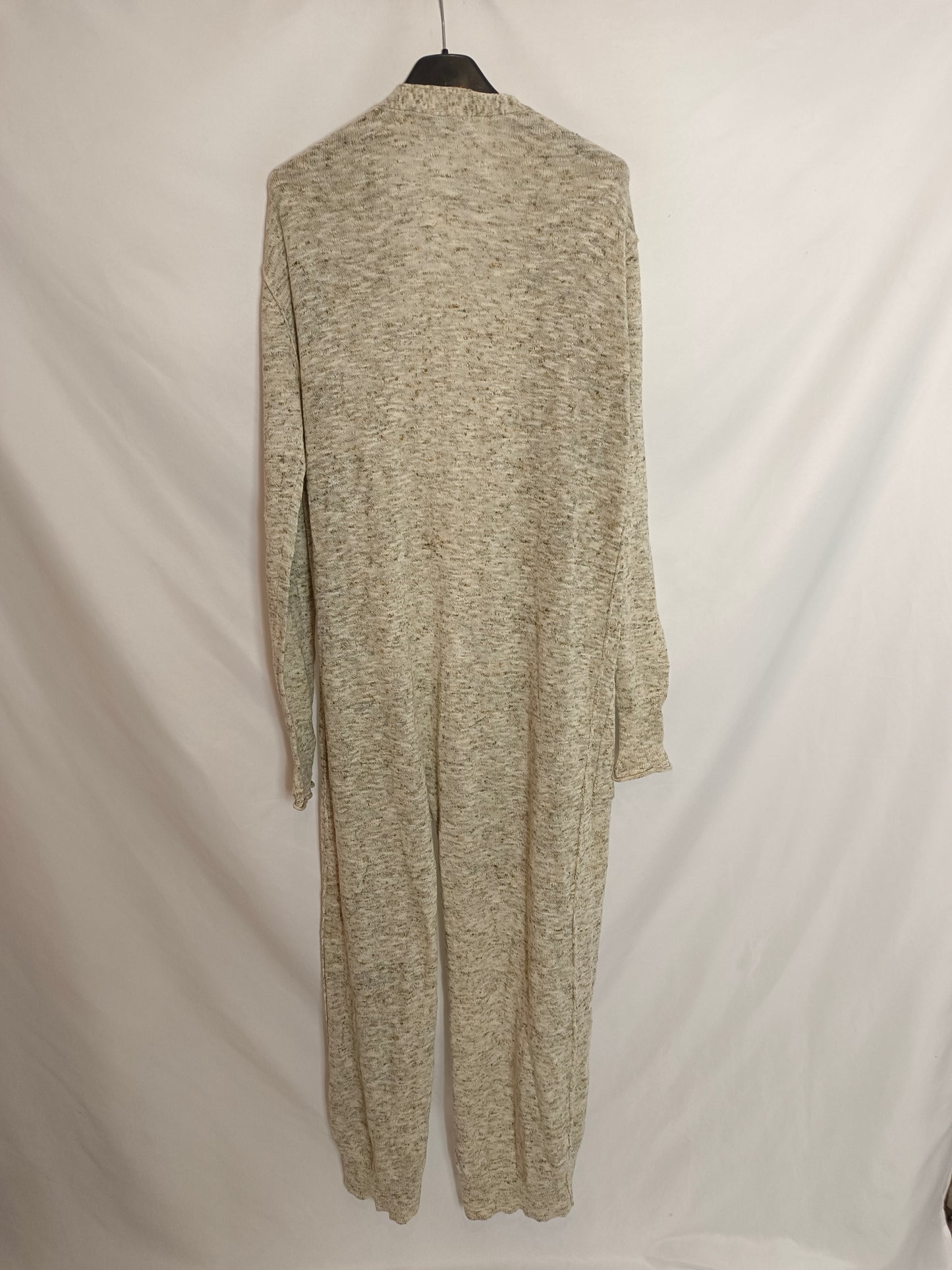 ZARA. Long speckled cardigan Tm