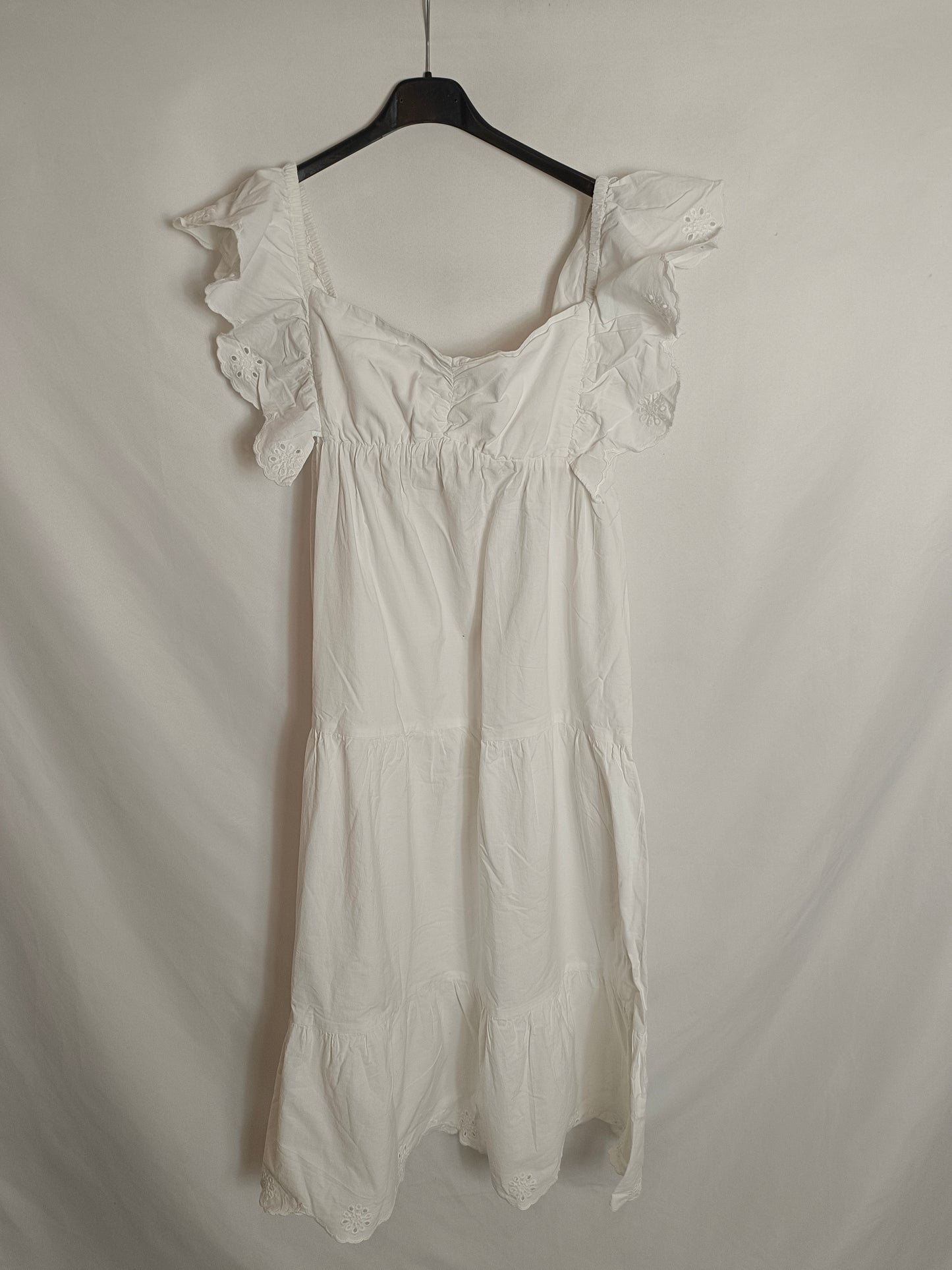 ZARA. White midi dress Tm