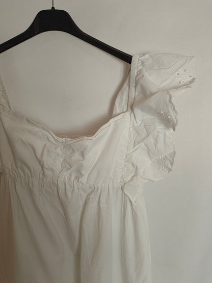 ZARA. White midi dress Tm