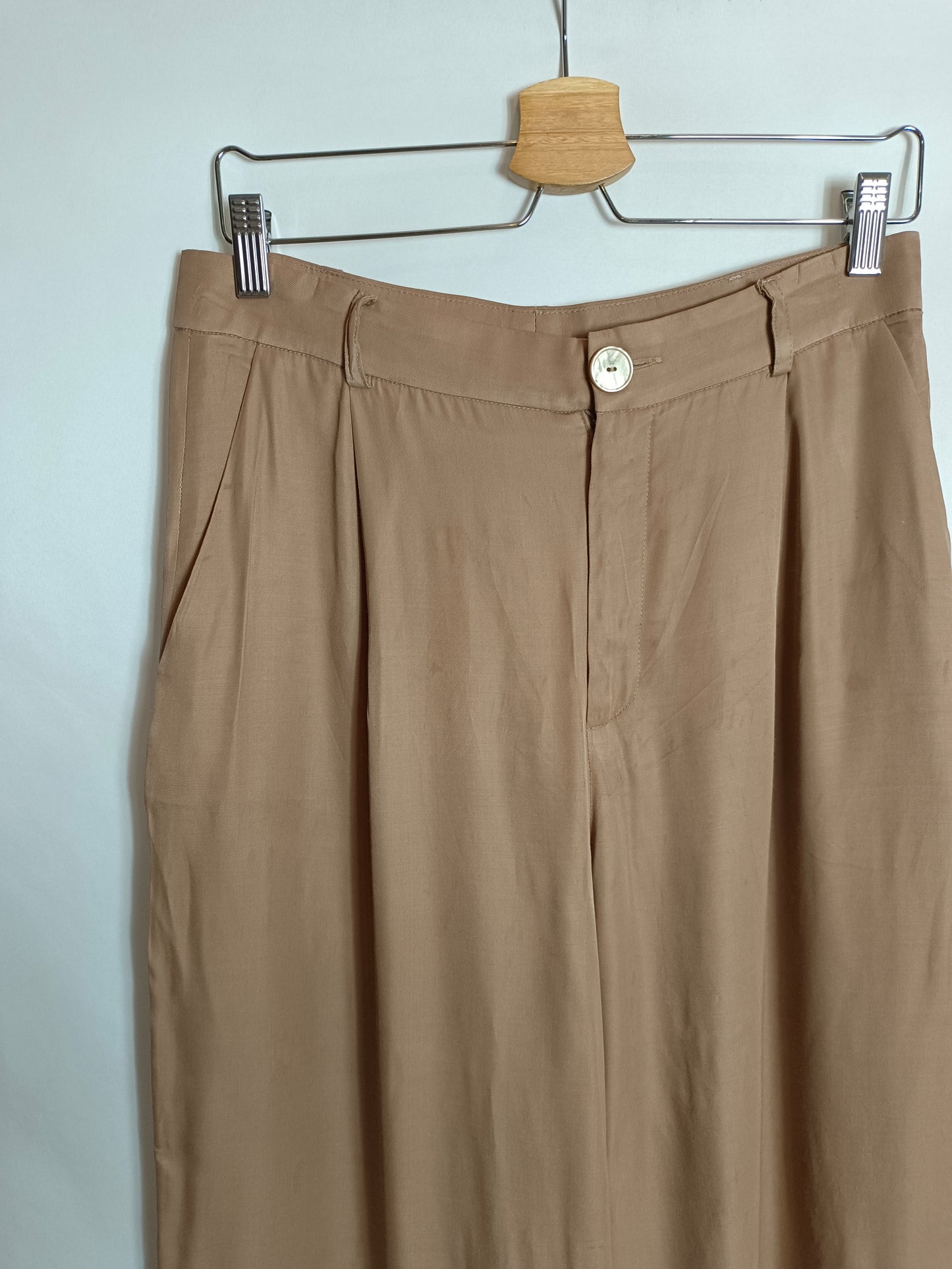 ZUBI. Camel flowing trousers size 40