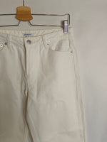 SHON MOTT. Pantalón denim blanco T.2(38)