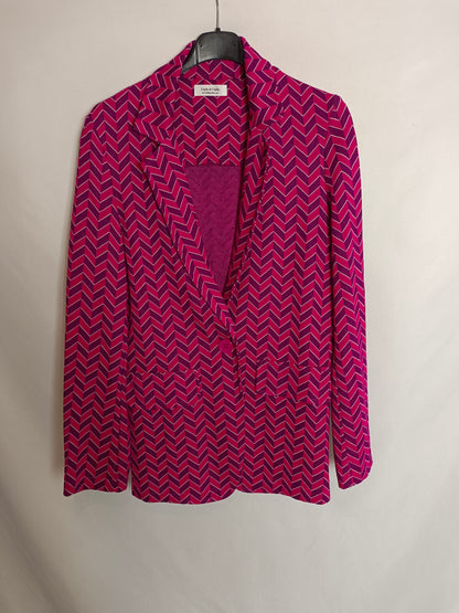 CARLA DI CARLA. Blazer rayas rosa y morada Tu(S)