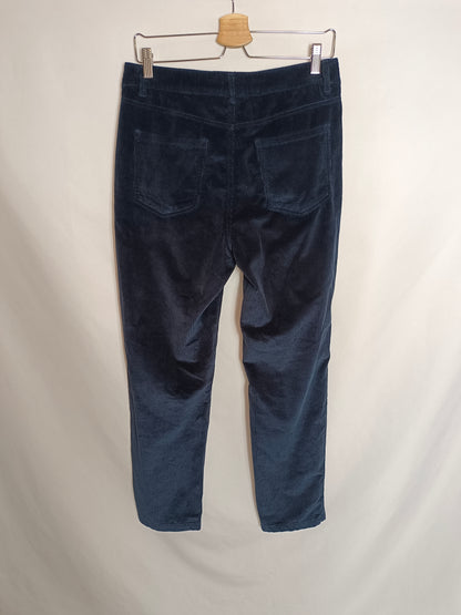 ESE O ESE. Pantalón azul pana T.40