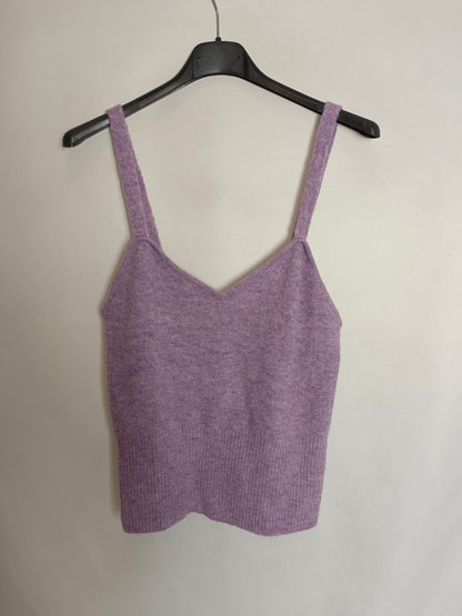 OYSHO. Short knit top Tl