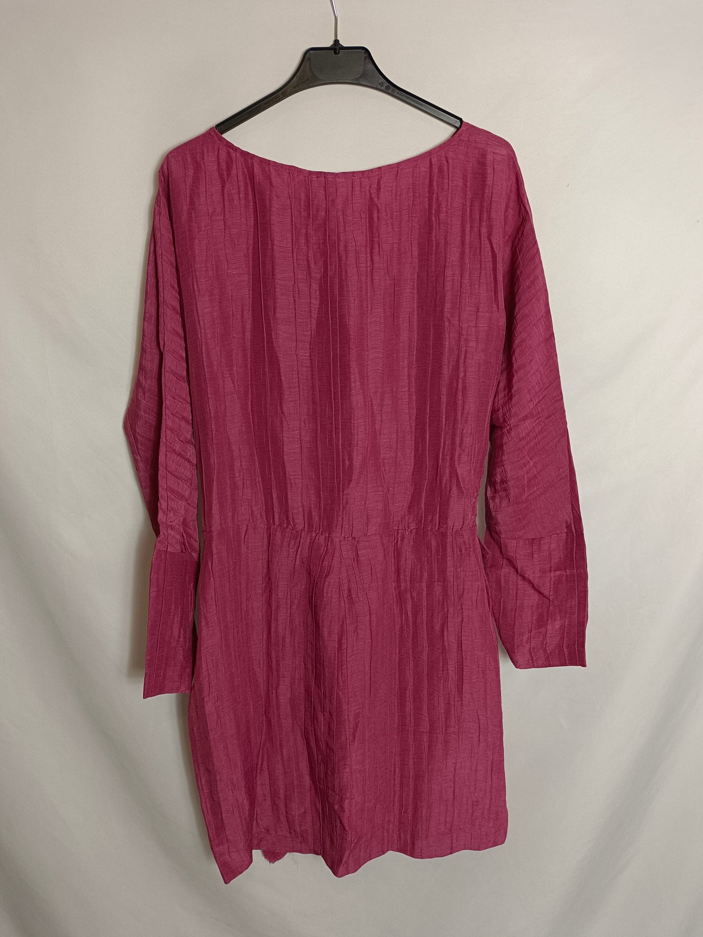 INTROPIA. Vestido rosa textura T.40