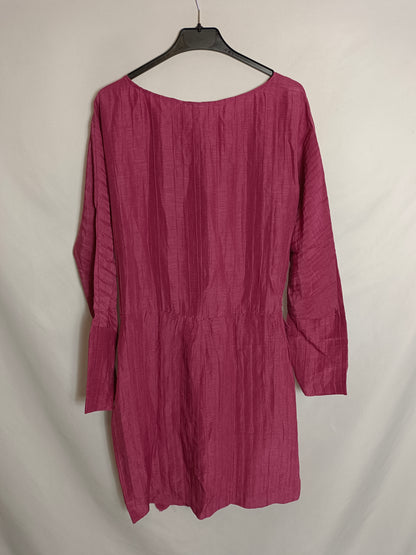 INTROPIA. Vestido rosa textura T.40